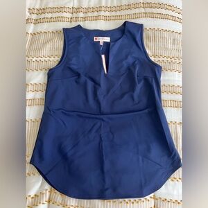 Jude Connally Navy Blue Sleeveless Women's Top